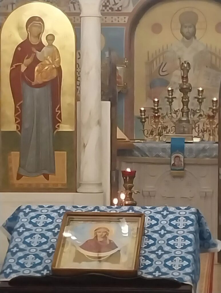 Божественная литургия в праздник Покрова
